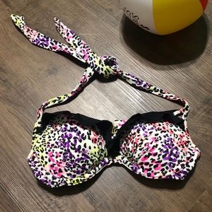 Victoria Secret Swim Bikini Top Multi Colored 34A